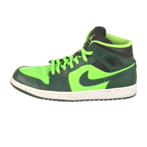 Incredible Hulk Nike Air Jordan’s - sz 10 - Lime Green Hulk - Mids High GorpCore - Picture 7 of 7